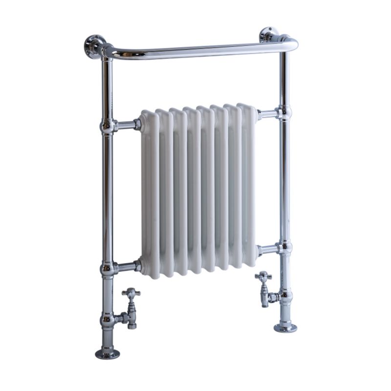 Nimbus II Dual Function Towel Rail Chrome Plated (H)952 x (W)675 x (D)235mm