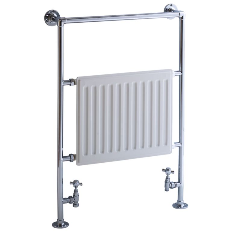Imperial Chordiliere Dual Function Towel Rail 5413753701622 Chrome Plated (H) 952 x (W) 686 x (D) 130mm