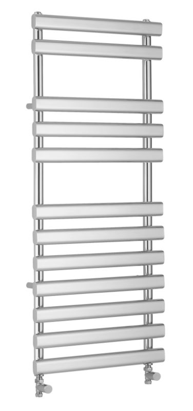 Contemporary Ovali 1 Heater Chrome Effect (H)1200 x (W)500 x (D)115mm