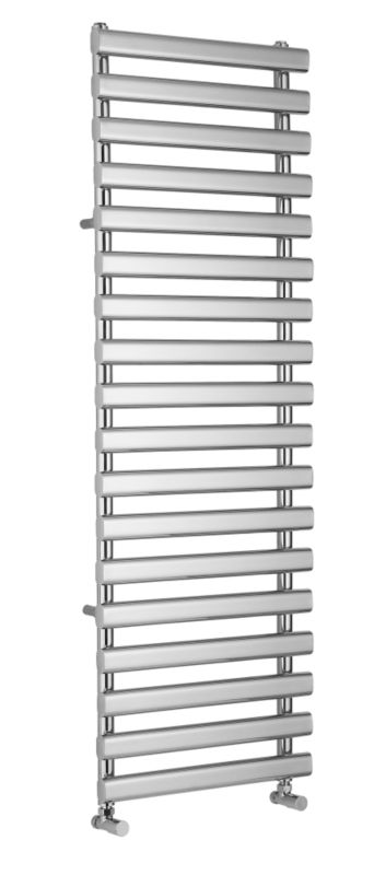 Bristan Contemporary Ovali Decorative Heater Chrome Effect H1500 x W500 x D90mm