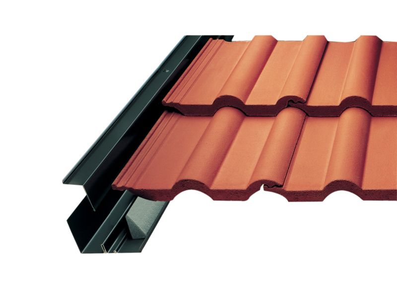 VELUX Grey Shallow Profiled Tile Roof Window Flashing 8211 H78timesW55cm 8211 EDZ C02 0000