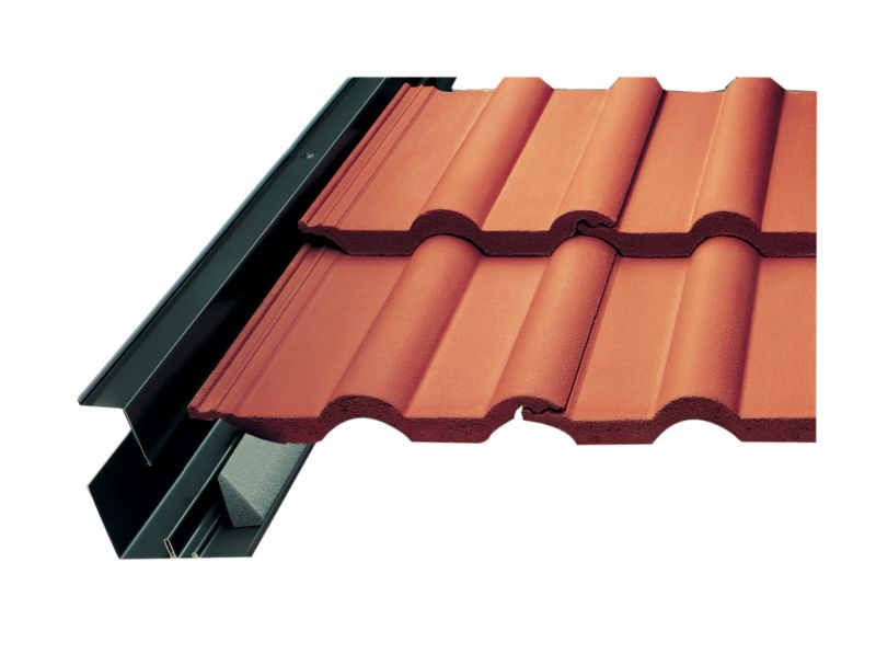 VELUX Grey Shallow Profiled Tile Roof Window Flashing 8211 H98timesW55cm 8211 EDZ C04 0000
