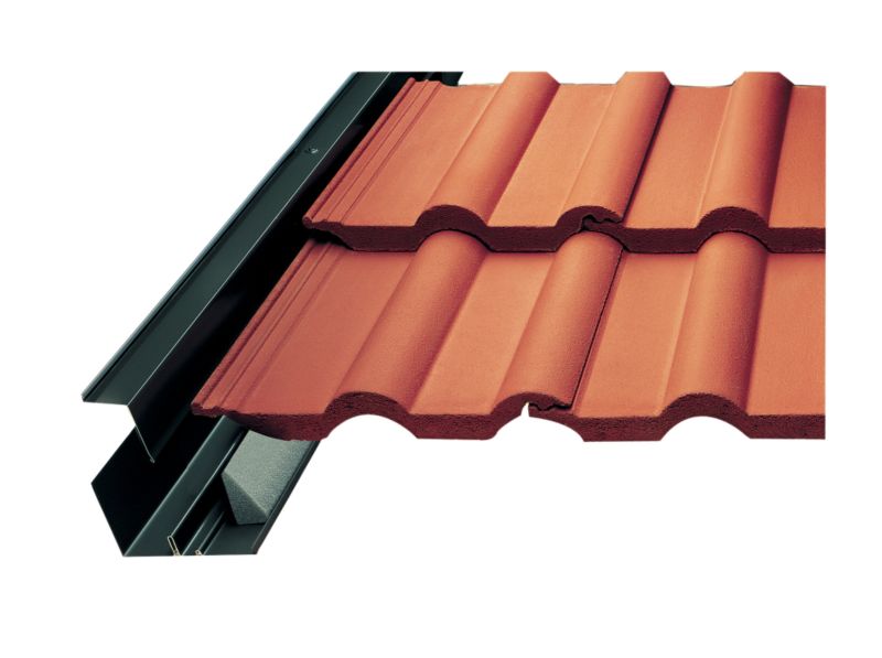 VELUX Grey Shallow Profiled Tile Roof Window Flashing 8211 H118timesW66cm 8211 EDZ F06 0000
