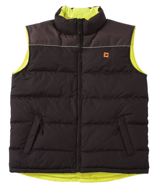 JCB Reversible BodywarmerBlackYellow