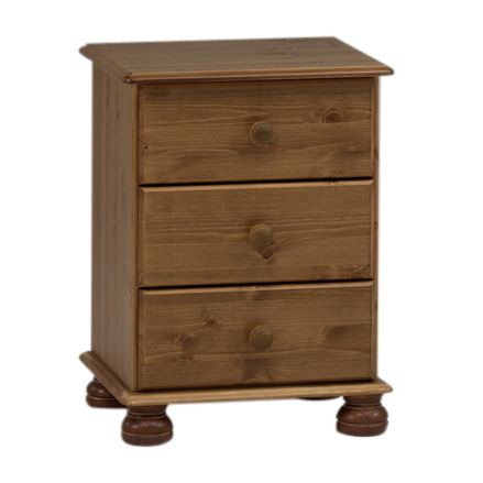 Malmo 3 Drawer Bedside Chest