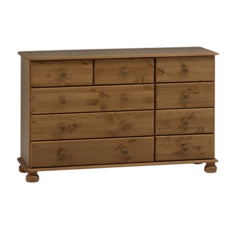 B&Q Malmo Pine 3 Over 6 Drawer Chest