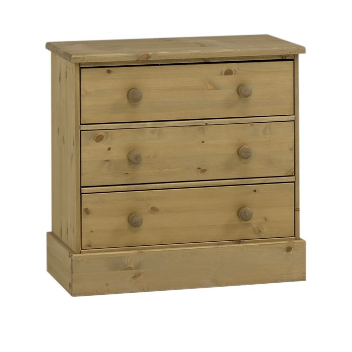Compton 3 Drawer Chest Pine (W)755mm