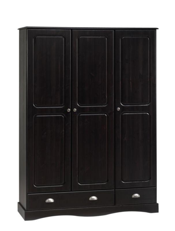 Unbranded Havana 3 Door 2 Drawer Wardrobe