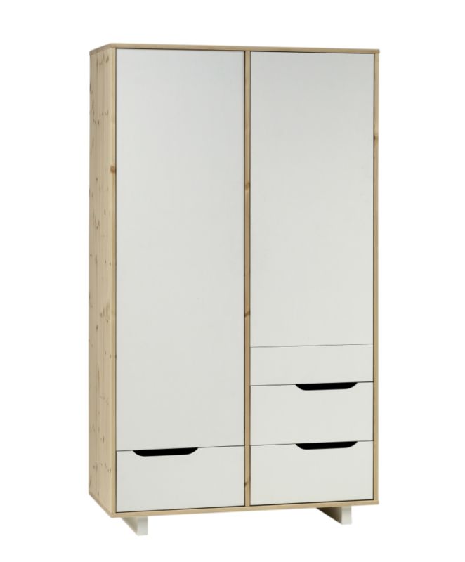 2 Door 4 Drawer Wardrobe