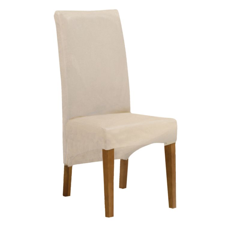 Cadiz Dining Chairs Faux Leather Cream
