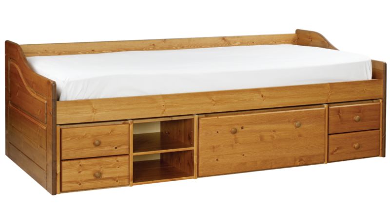 Felix Low Cabin Bed with Storage