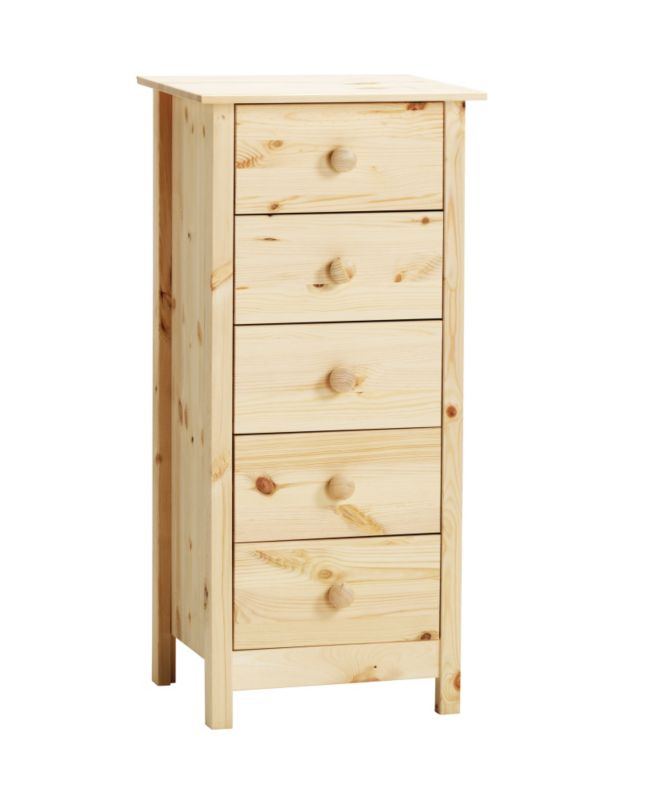 Olwen 5 Drawer Narrow Chest