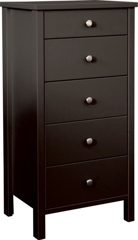 B&Q Bergen Coffee 5 Drawer Chest