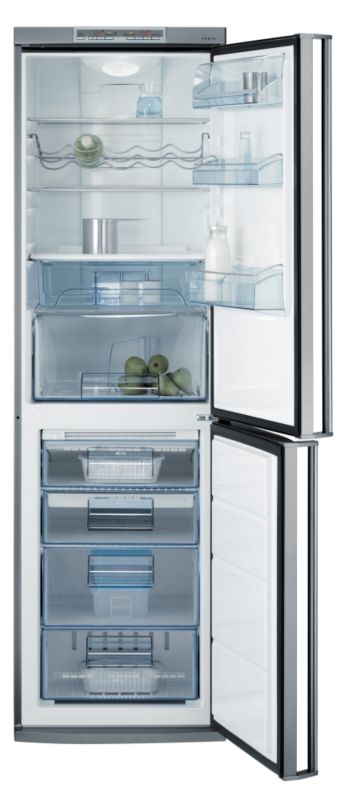 AEG FreeStanding Santo Frost Free Fridge Freezer S75408KG8 Stainless Steel