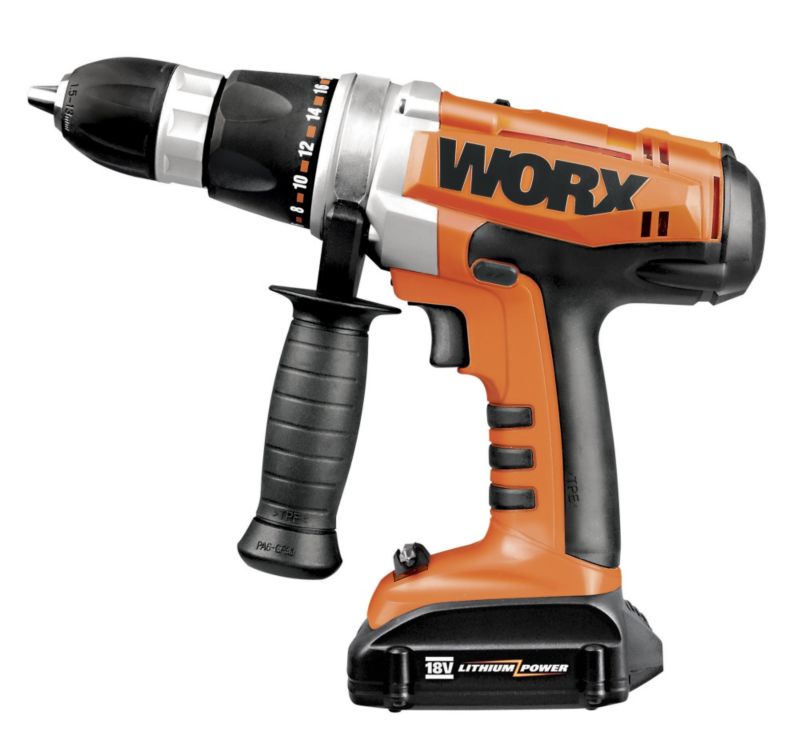 Worx Gladiator8482 18V Hammer Drill Driver