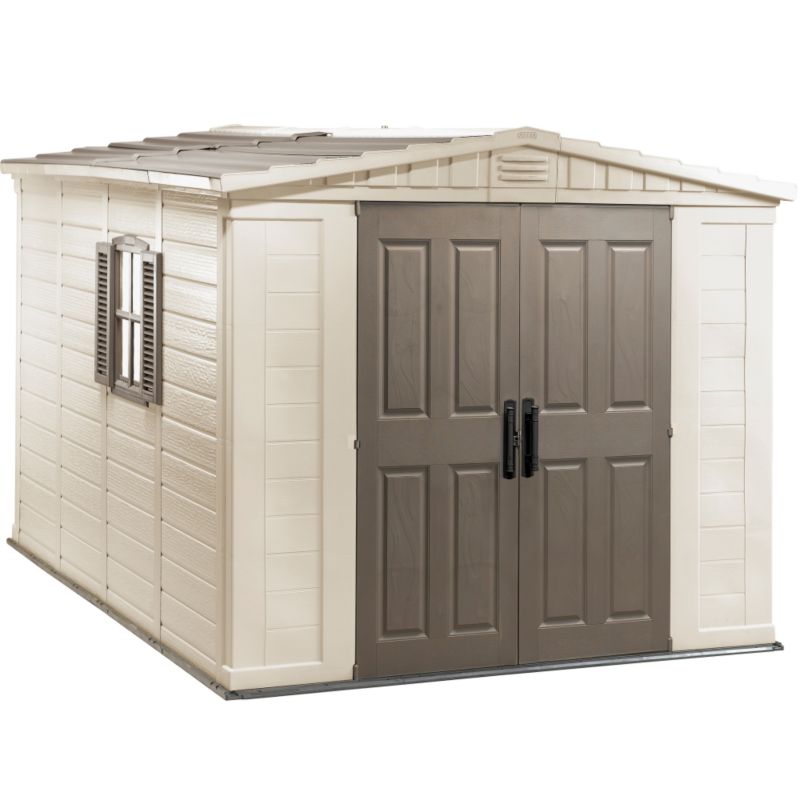 Fortis Resin Shed - (H) 7ft2in x (W) 8ft5in x (D) 10ft10in