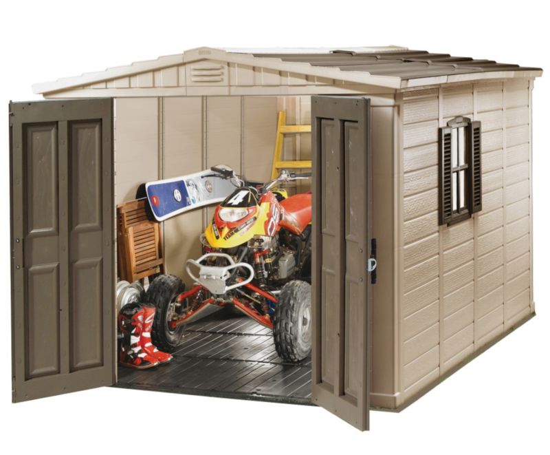 Alternative image for Keter Fortis Resin Shed - (H) 7ft2in x (W) 8ft5in x (D) 10ft10in