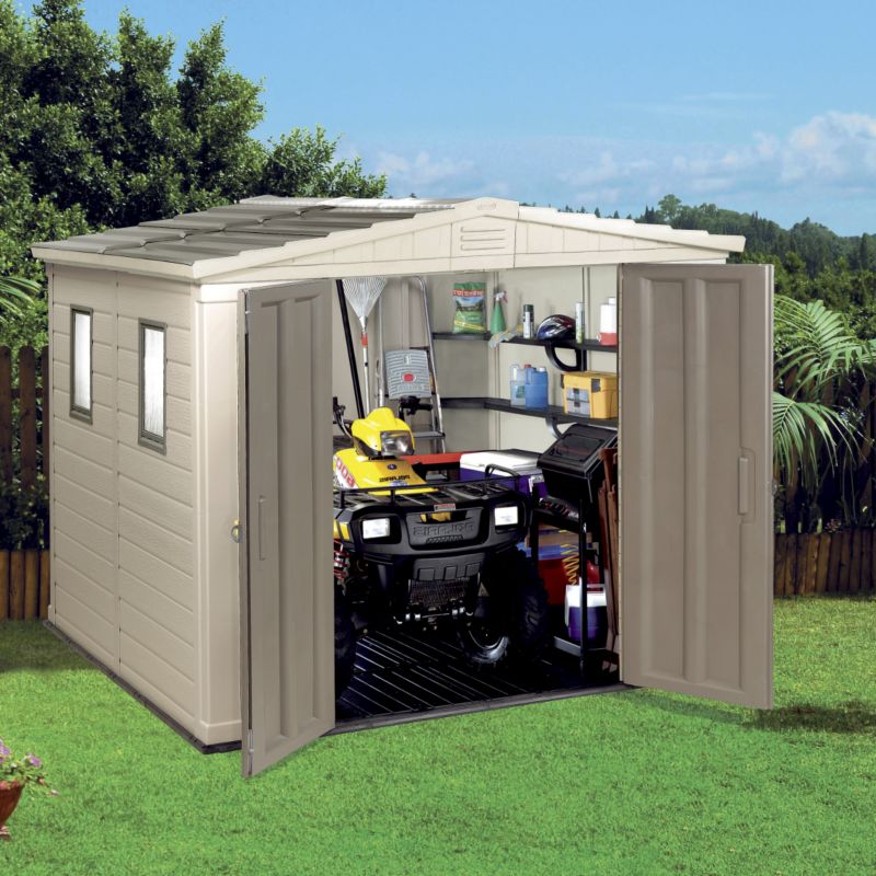 Keter Apollo Resin Shed - (H) 7ft1in x (W) 8ft5in x (D) 8ft4in