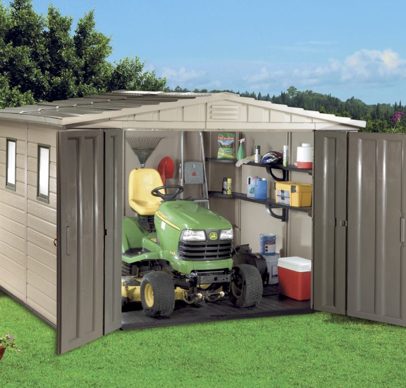 Keter Atlas Resin Shed - (H) 7ft4in x (W) 10ft10in x (D) 8ft5in