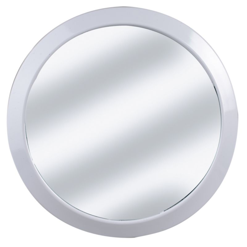 K&D Design Round Mirror White