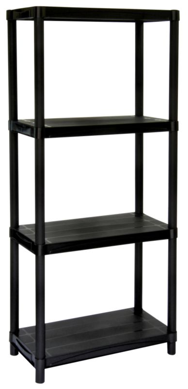 Global 4 Shelf Unit Black