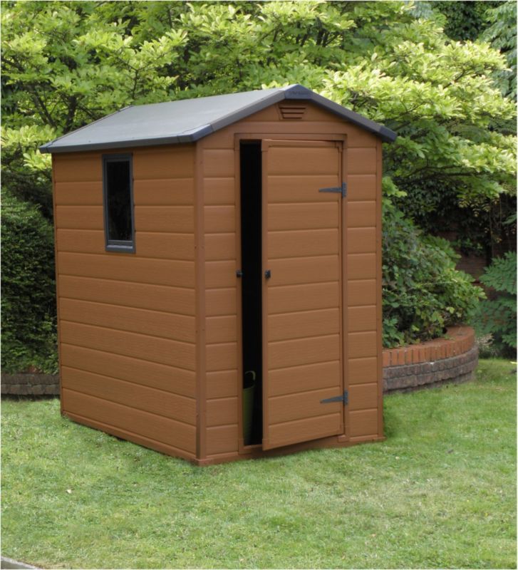 ... available continue shopping at b q 6 x 4ft resin garden shed ideal