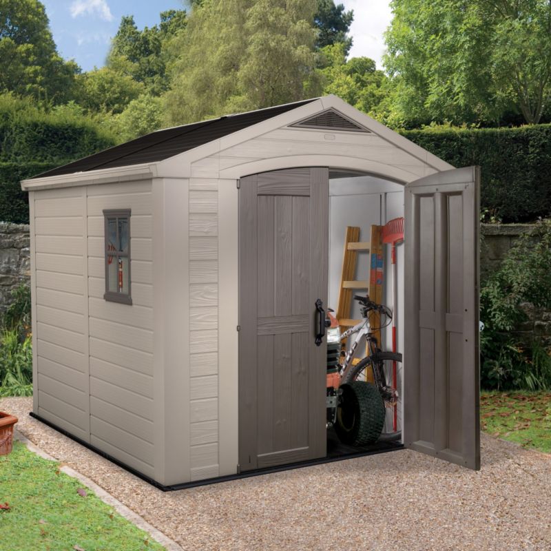 keter 8x6 factor plastic garden shed home delivered Quotes