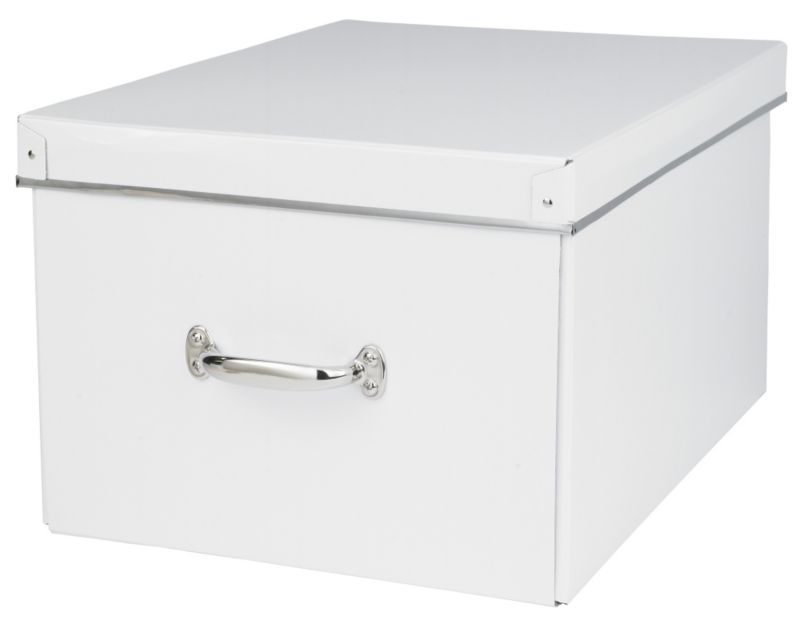 Bigso Knock Down Large Storage Box White