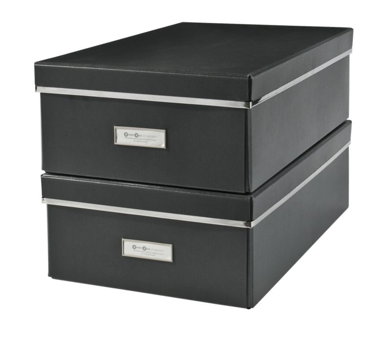 Bigso Sweden Storage Box Graphite