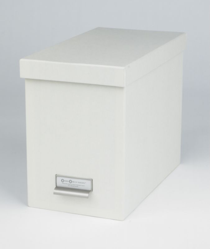 Bigso Filebox With 8 Hanging Files Cream