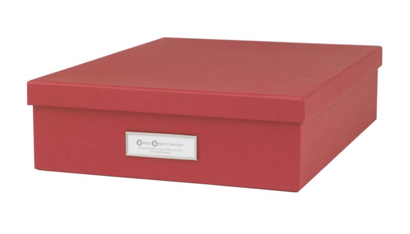 Bigso Document Box Red