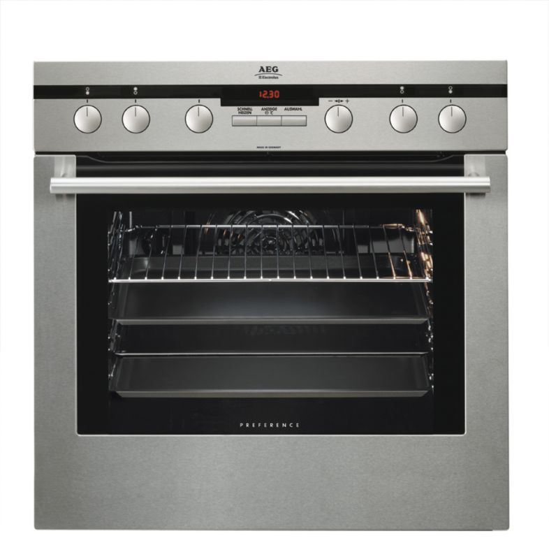 AEG Single Multifunction Oven Stainless Steel B57415M