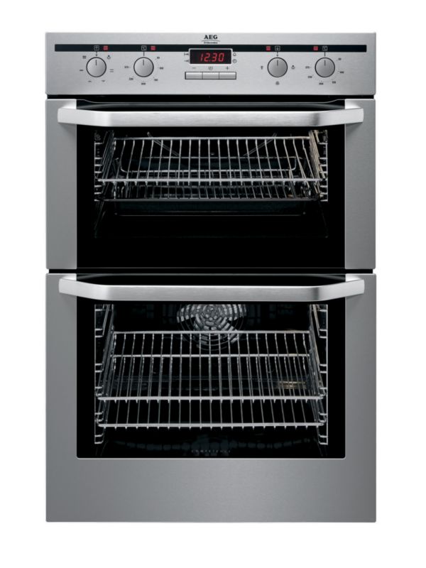 Aeg Eye Level Double Oven Stainless Steel D31016M H888 X W594 X D548Mm - Product image.