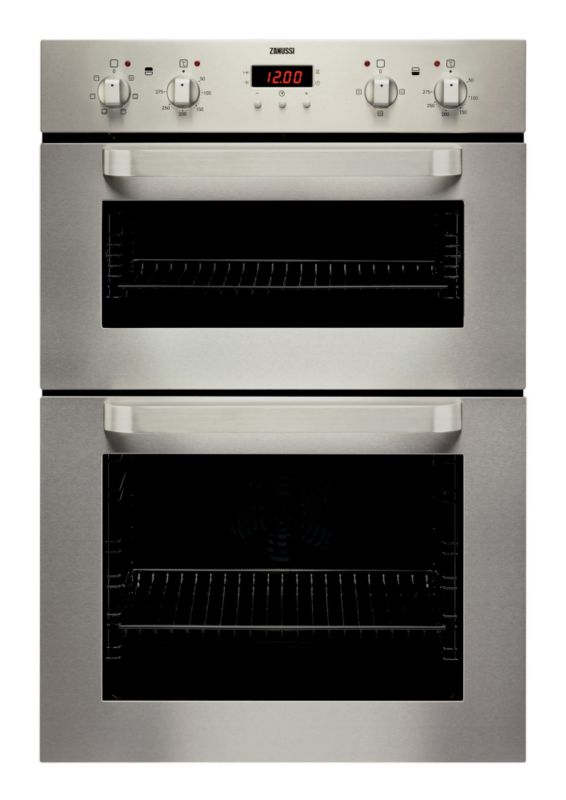 Zanussi EyeLevel Double Oven Stainless Steel ZOD580X (H)888 x (W)594 x (D)548mm
