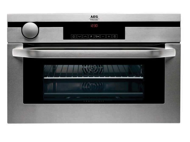 Aeg Compact Multifunctional Oven With Steam Stainless Steel Kb9820E-M - Product image.