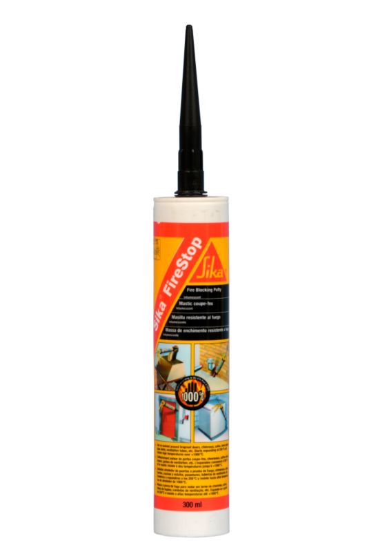 Sika Firestop Fire Blocking Putty Black 300ml