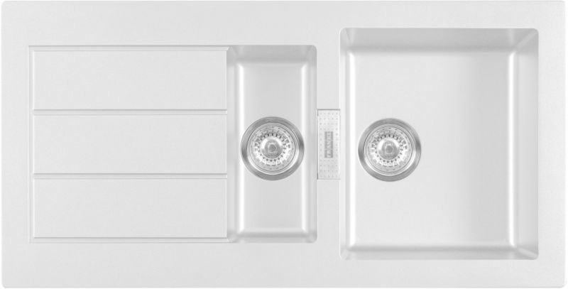 Franke Sirius SID651 White 1.5 Bowl Sink