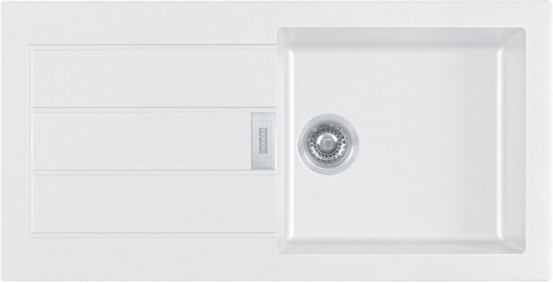 Franke Sirius SID611 White Single Bowl Sink
