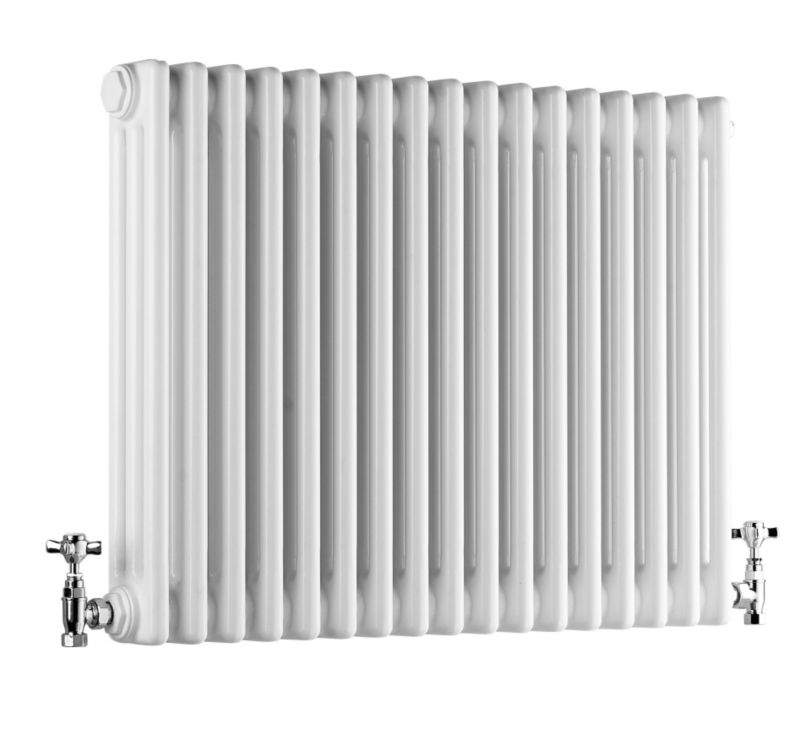 Acova 3 Column Horizontal Radiator White W628 times H600mm