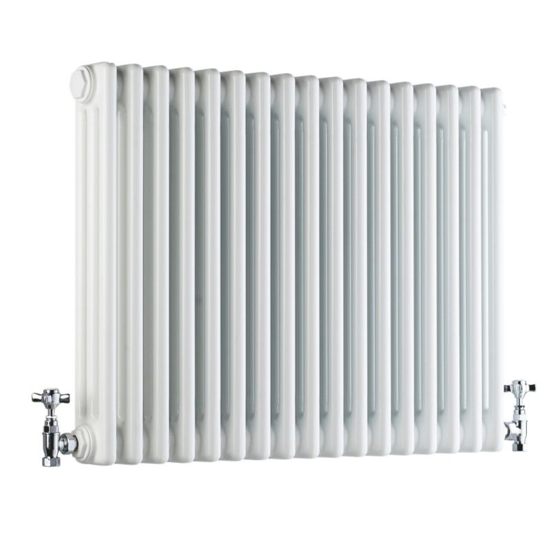 Acova 3 Column Horizontal Radiator White W1042 times H600mm