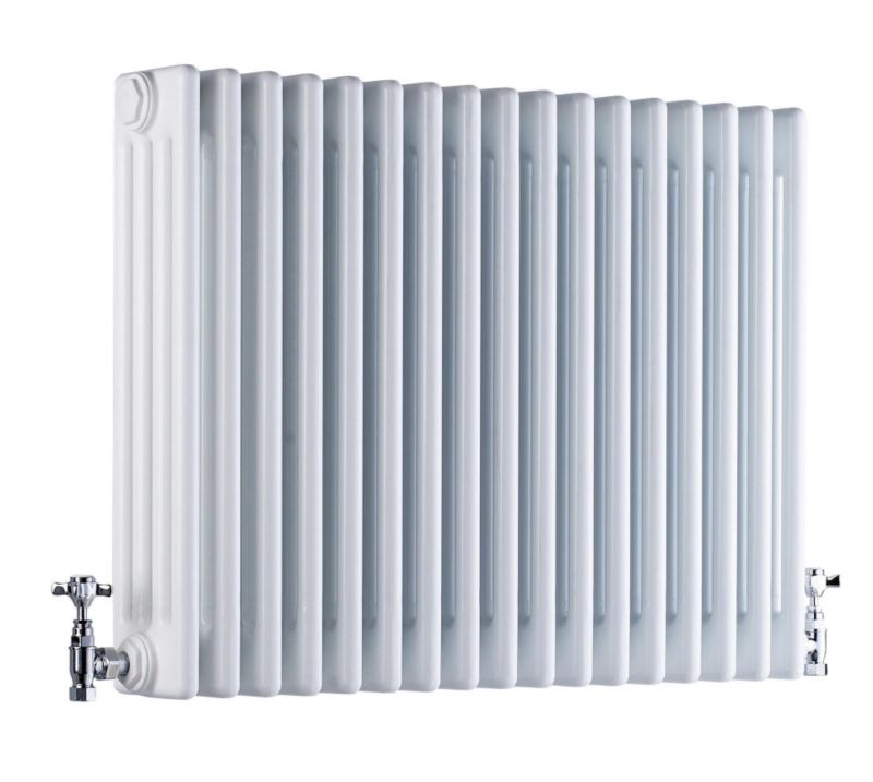 Acova 4 Column Horizontal Radiator White W628 times H600mm