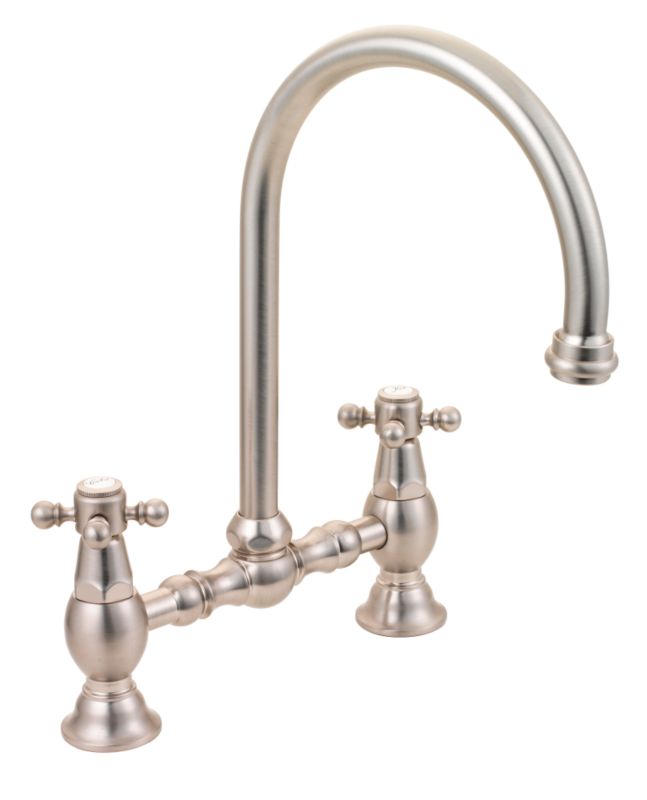 Florence Bridge Mixer PVD Stainless Steel