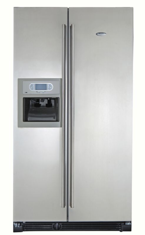 Whirlpool Freestanding Side by Side Fridge Freezer Stainless Steel 20SI L4