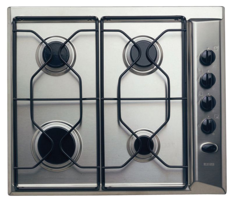 Ignis 60cm 4 Burner Gas Hob Stainless Steel AKL710IX