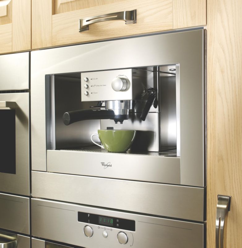 Whirlpool Semi Automatic Coffee Maker ACE010IX Stainless Steel