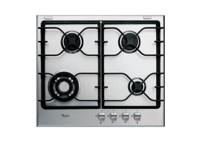 Whirlpool 60cm Origami 4 Burner Gas Hob Stainless Steel AKT699IX