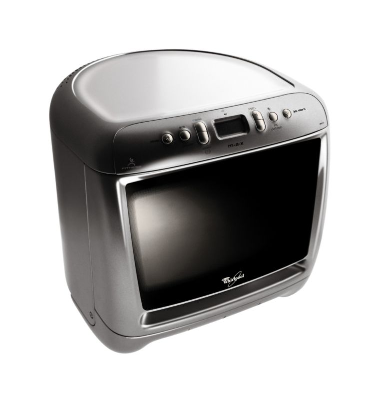 Whirlpool Freestanding Auto Steam Microwave Silver Effect Max25al (h)375 X (w)372 X (d)360mm