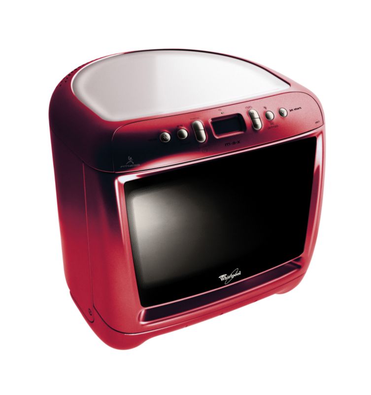 Whirlpool Freestanding Auto Steam Microwave Red Max25rdg (h)375 X (w)372 X (d)360mm