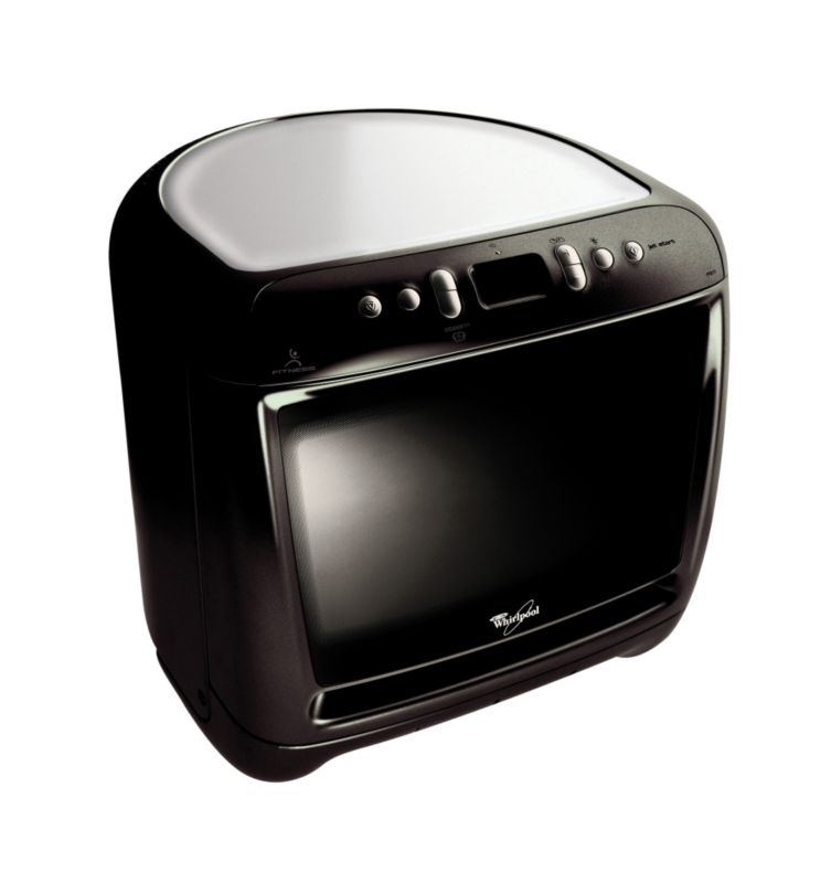 Whirlpool Freestanding Auto Steam Microwave Black Max25abg (h)375 X (w)372 X (d)360mm