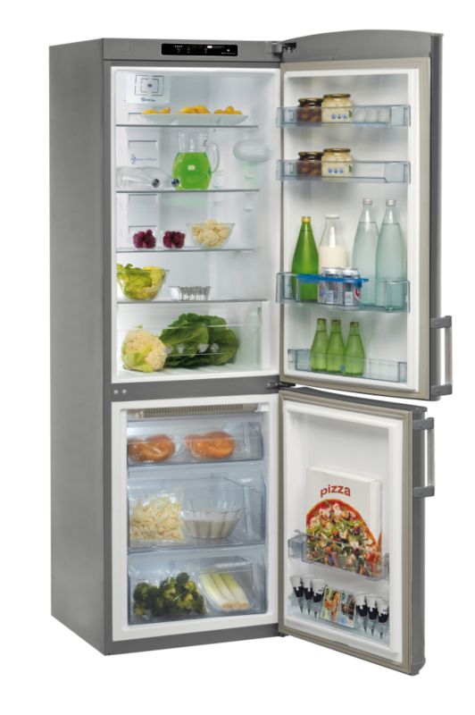 Whirlpool Freestanding 7030 Fridge Freezer Stainless Steel WBC3525NFX (H)1895 x (W)595 x (D)680mm